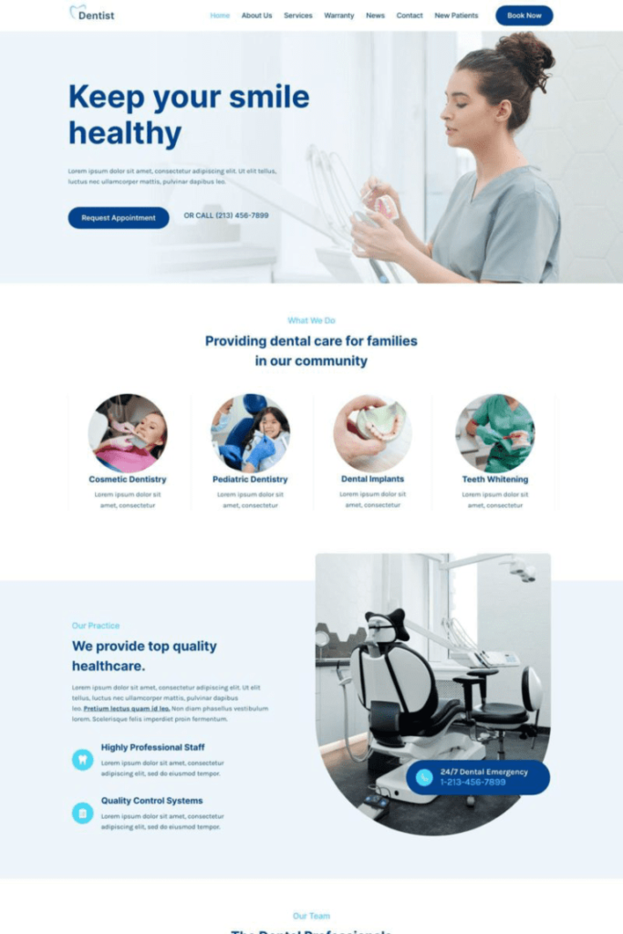dentist starter template 768x1152 1
